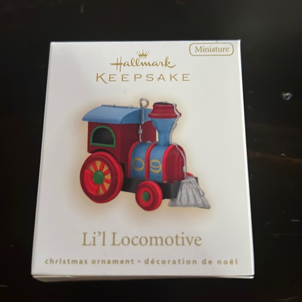 NIB 2009 Hallmark Keepsake Ornament Li’l Locomotive Miniature